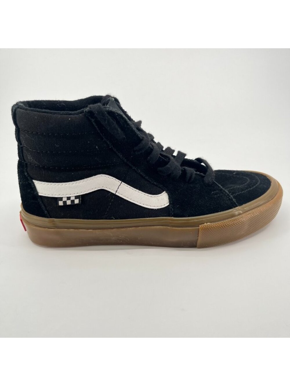 Vans Sk8-Hi Mens Size 6.5 Black White Gum Athletic Skateboard Shoes Sneakers